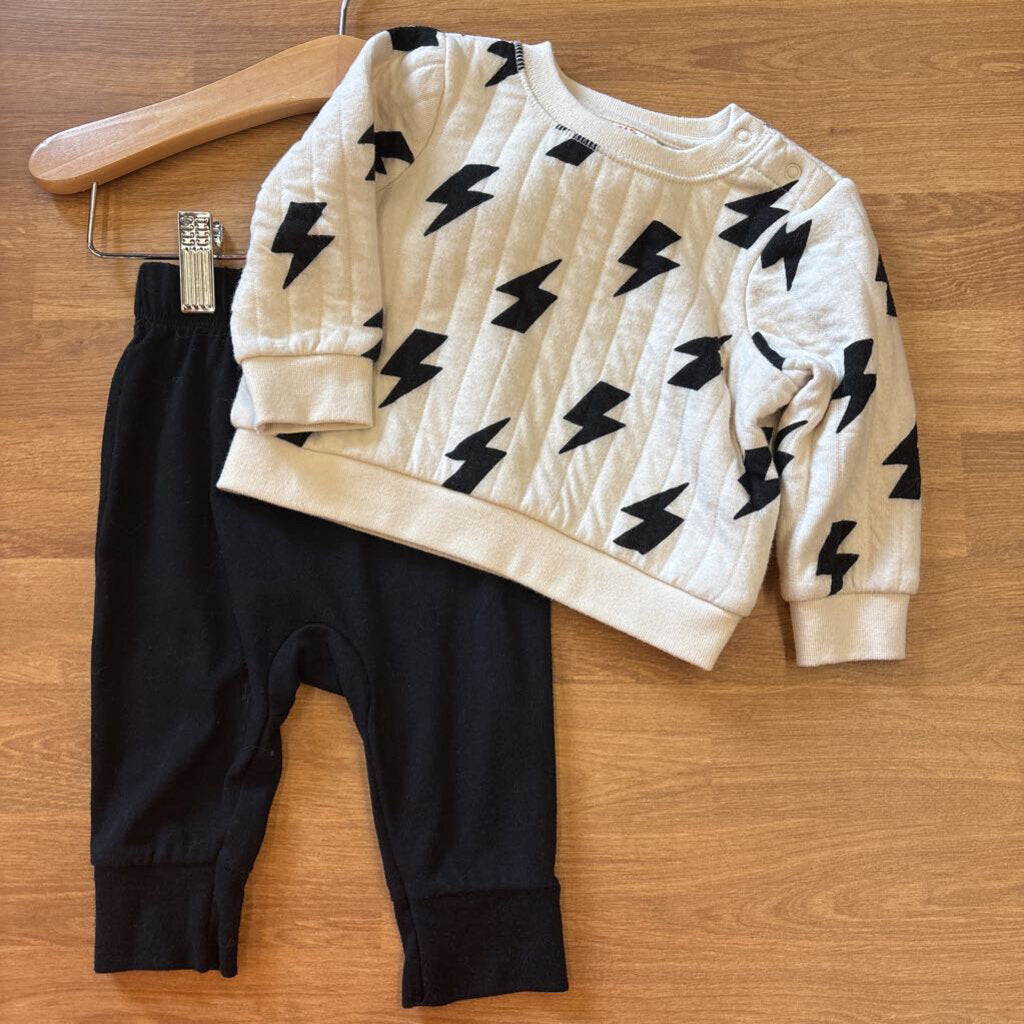 Cat & Jack Bolt Two Pc Set - 3/6m