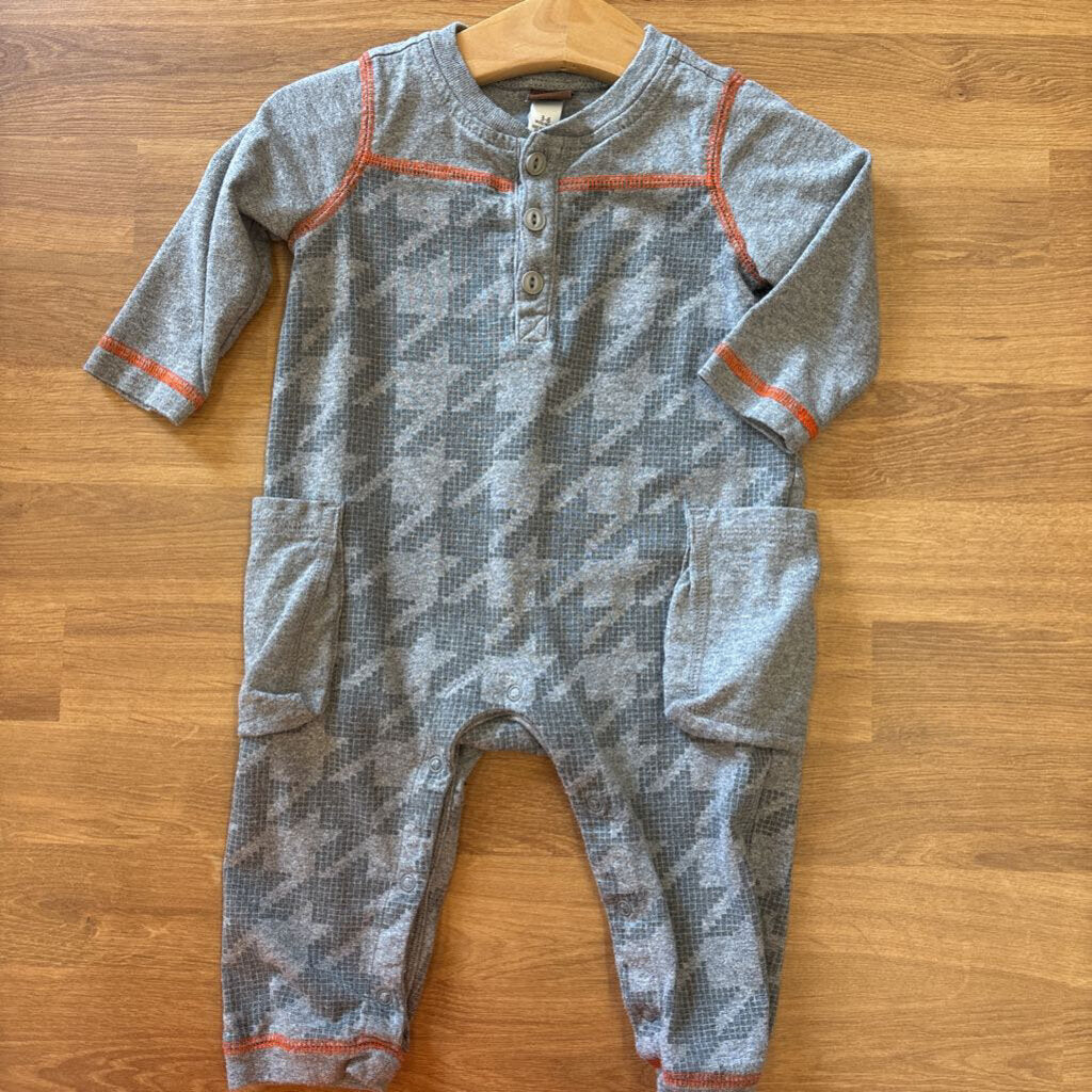 Tea Star LS Romper - 3/6m