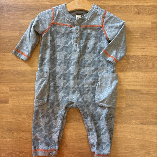 Tea Star LS Romper - 3/6m