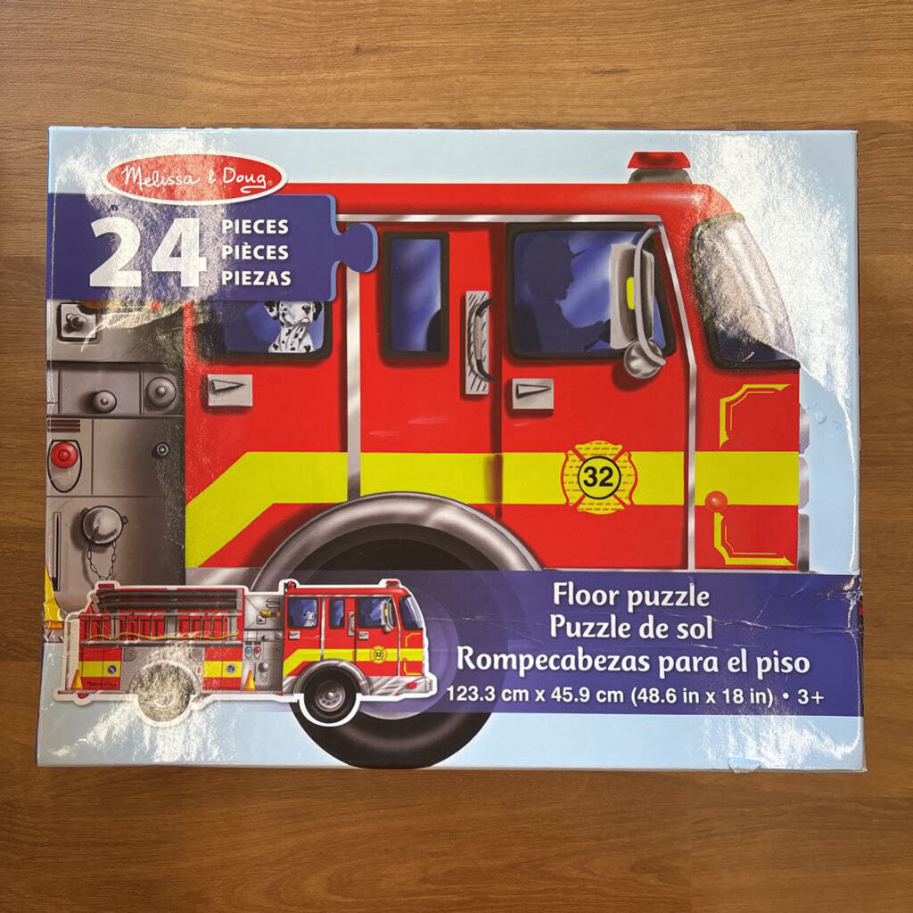 Melissa & Doug Floor Puzzle - Fire Truck