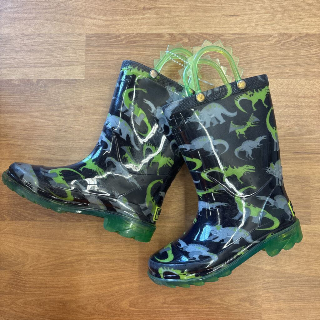 Western Chief Dino Light Up Rain Boots - 9