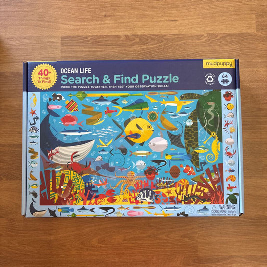 Mudpuppy Search & Find Puzzle - Ocean