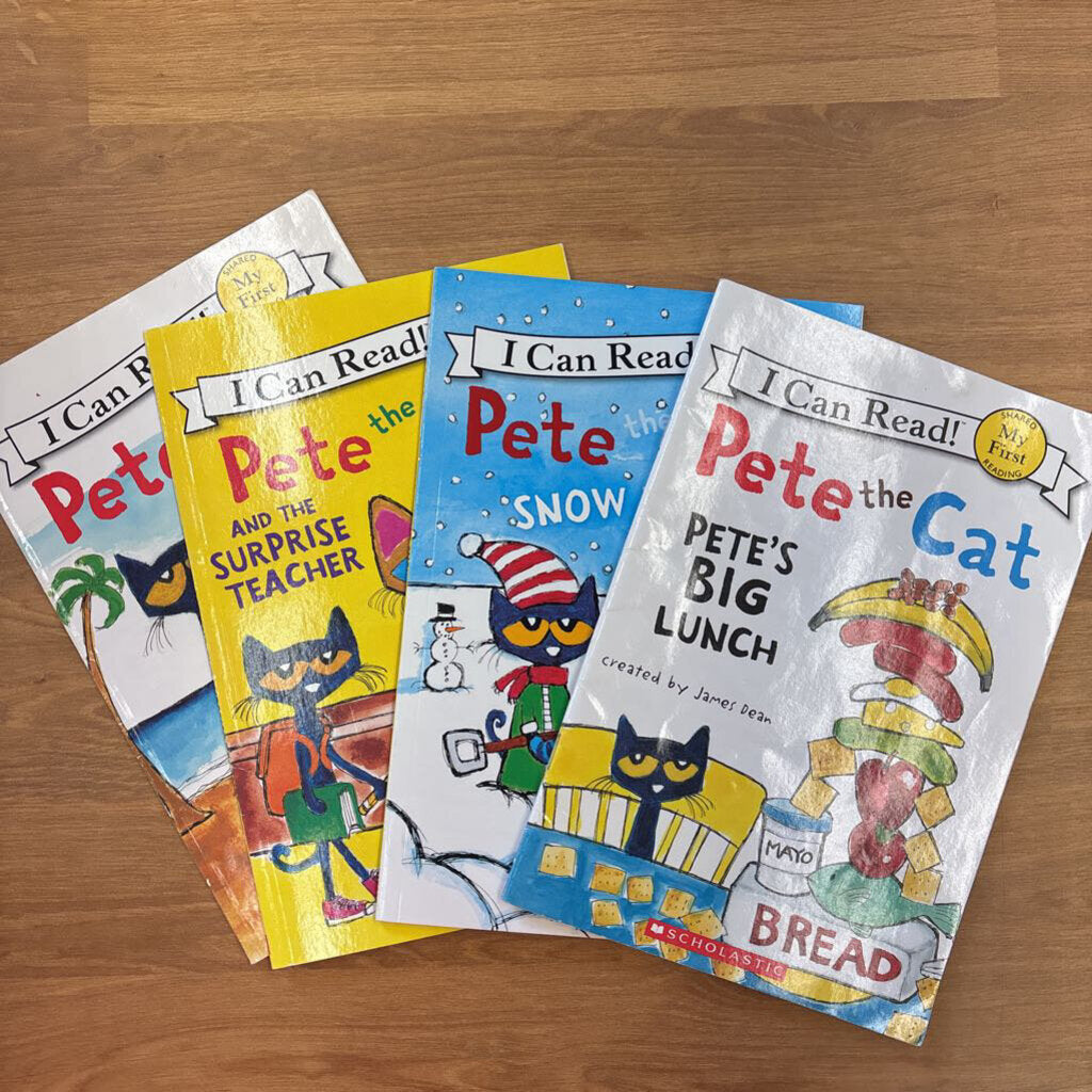 Set of 4 Pete the Cat Early Readers
