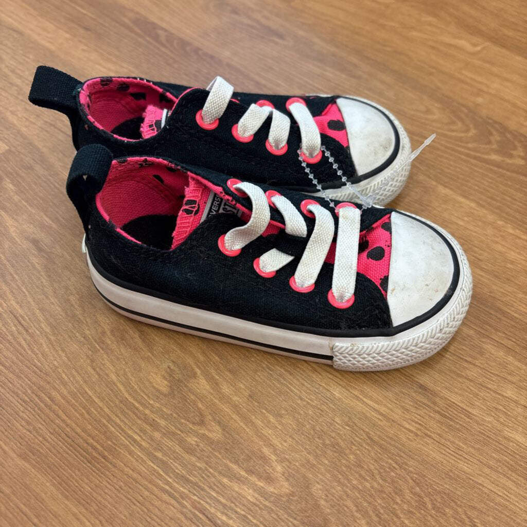 Converse Black/Pink Sneakers 5