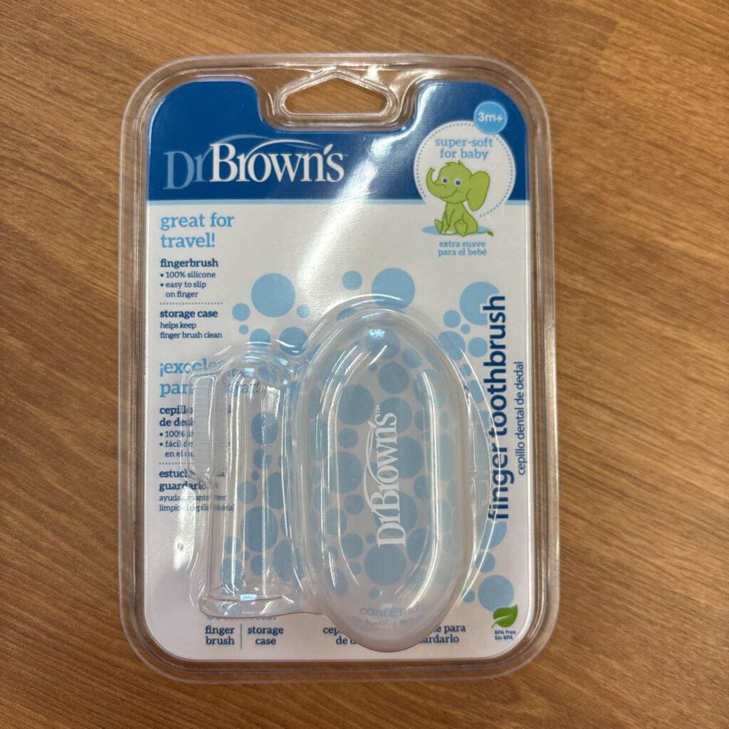 Dr. Brown's Finger Toothbrush - NEW
