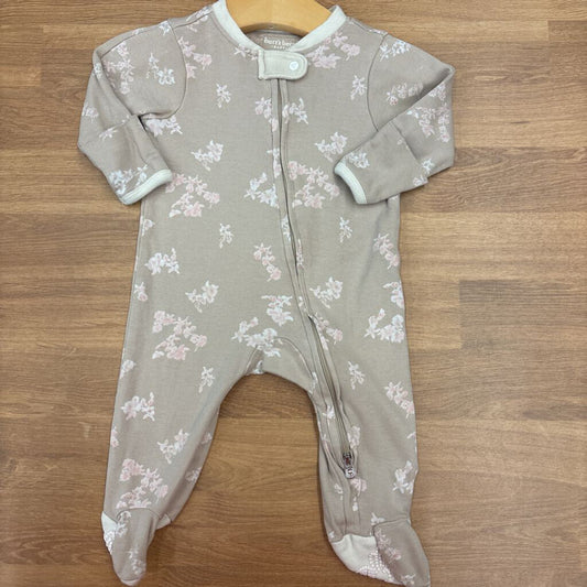 Burt's Bees Floral Zip Sleeper - 0/3m