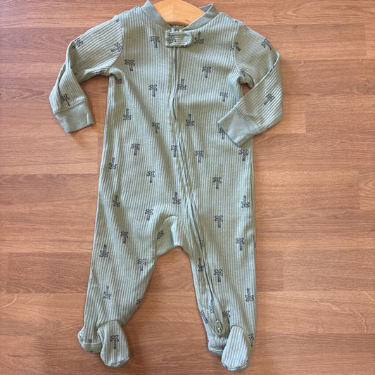 Carter's Ribbed Zip Sleeper - 6m