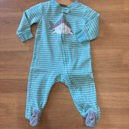 Carter's Shark Zip Sleeper - 6m