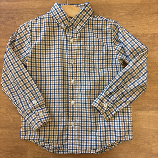 Janie & Jack Plaid LS Button Up - 4