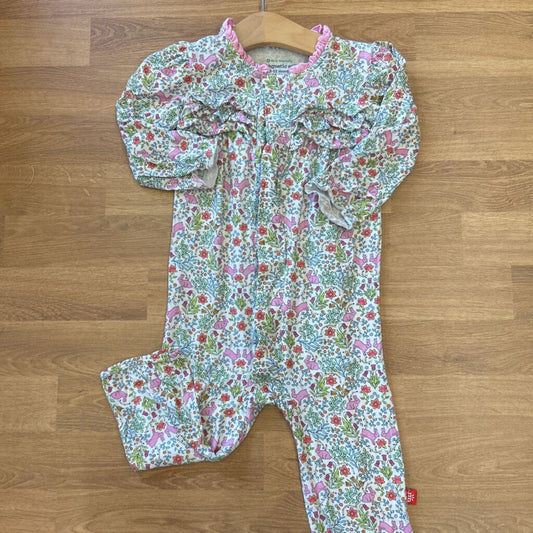Magnetic Me Modal Bunny Romper - 9/12m