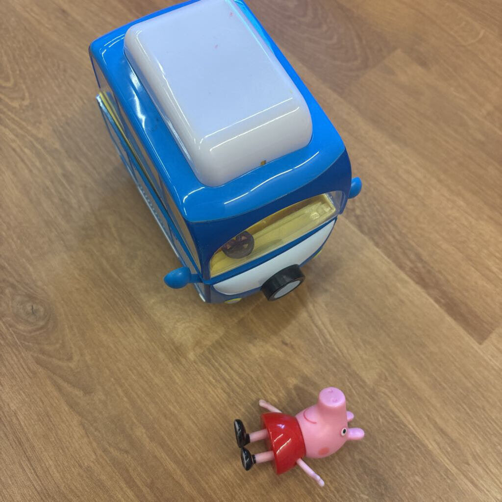 Peppa Pig Blue Car w/ Figure