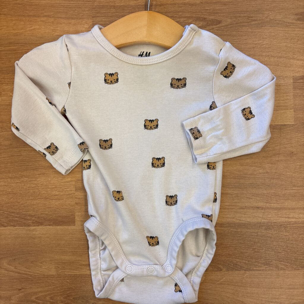 H&M Tiger LS Onesie - 3m