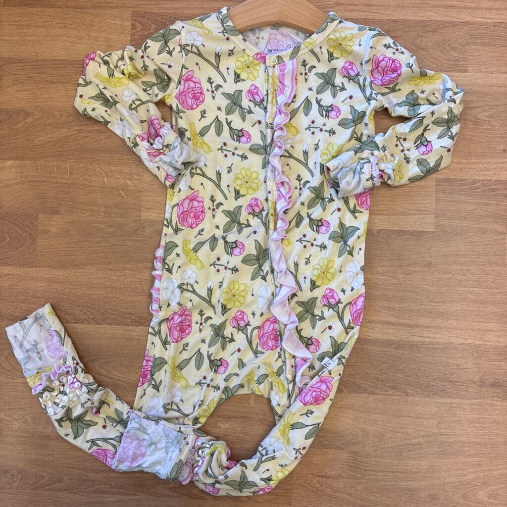 Laree + Co Bamboo Floral Snap Sleeper - 12/18m