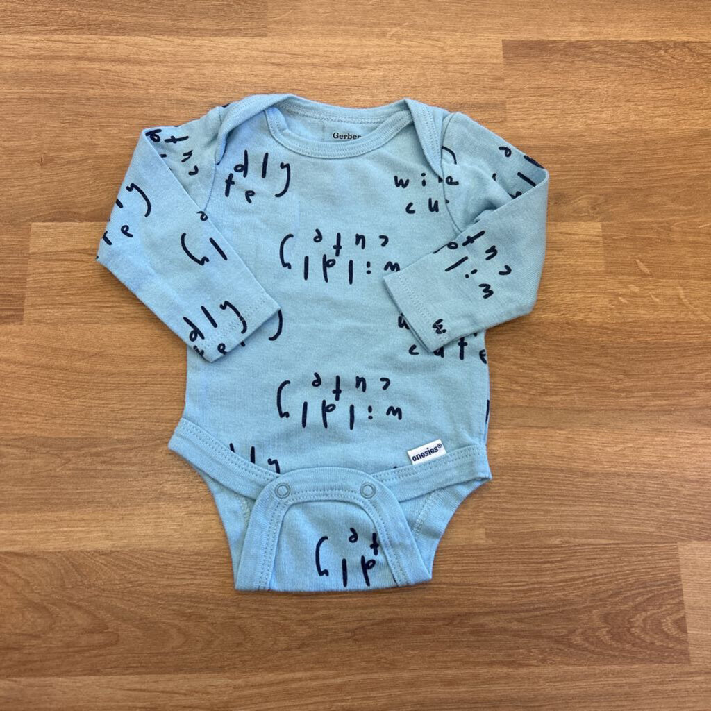 Gerber LS Onesie - NB