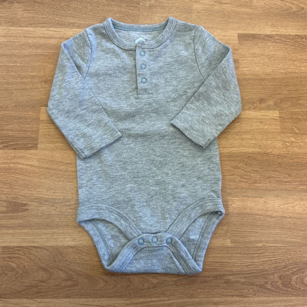 Cloud Island LS Onesie - 0/3m