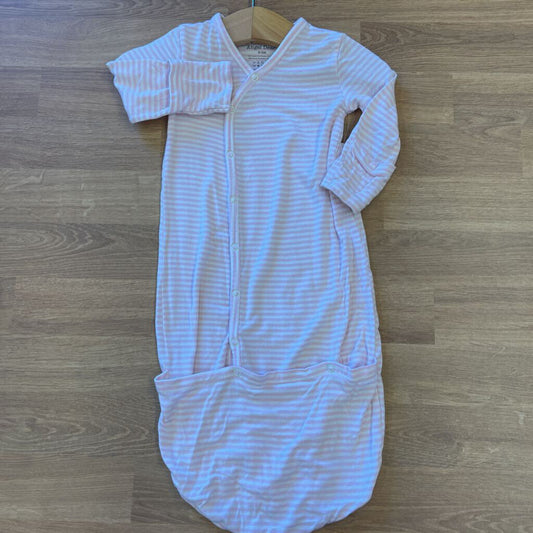 Angel Dear Bamboo Stripe Sleeping Gown - 0/3m