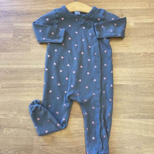 Nordstrom Heart Snap Sleeper - 9m