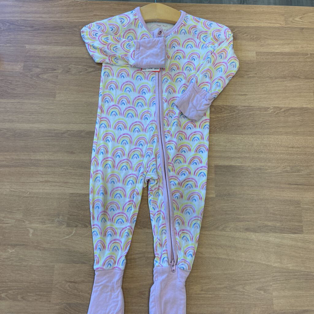 Little Sleepies Bamboo Rainbow Zip Sleeper - 3/6m