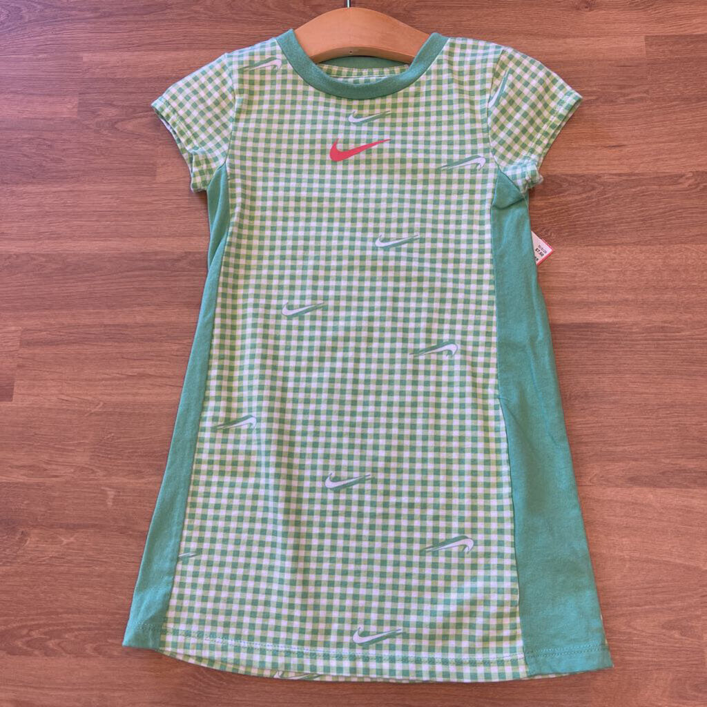 Nike Plaid SS Dress - 3T