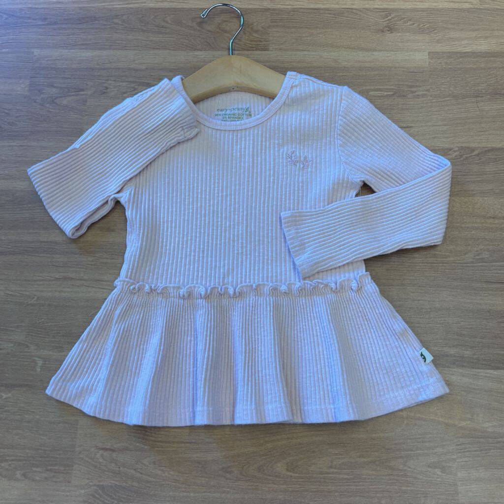 Easy Peasy Ribbed LS Top - 3T