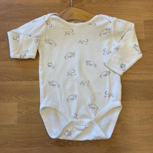 Zara Racoon LS Onesie - 12/18m