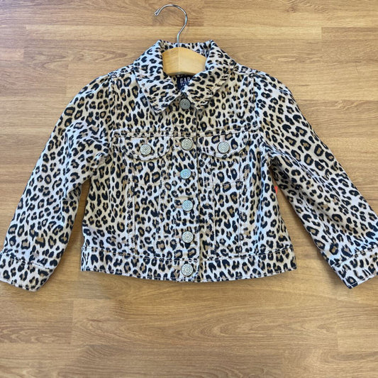 Baby Gap Leopard Denim Jacket - 3T