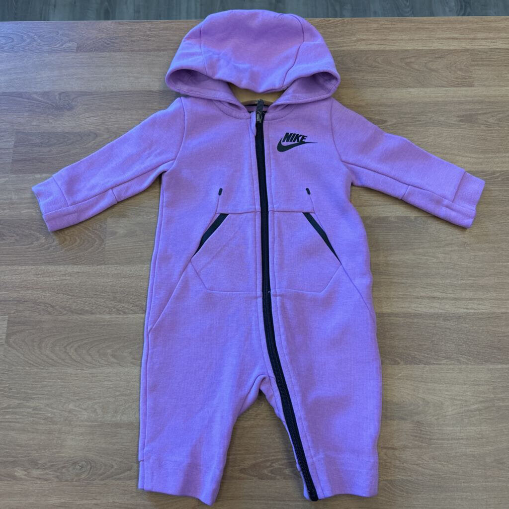 Nike Zip Hoodie Coverall - 3/6m
