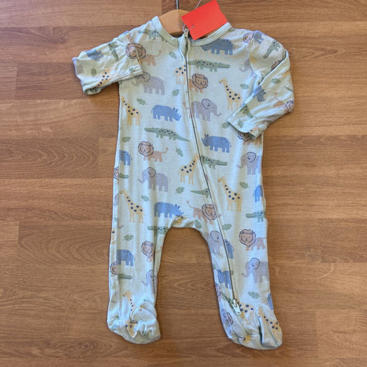 Little Me Bamboo Animal Zip Sleeper - 3m
