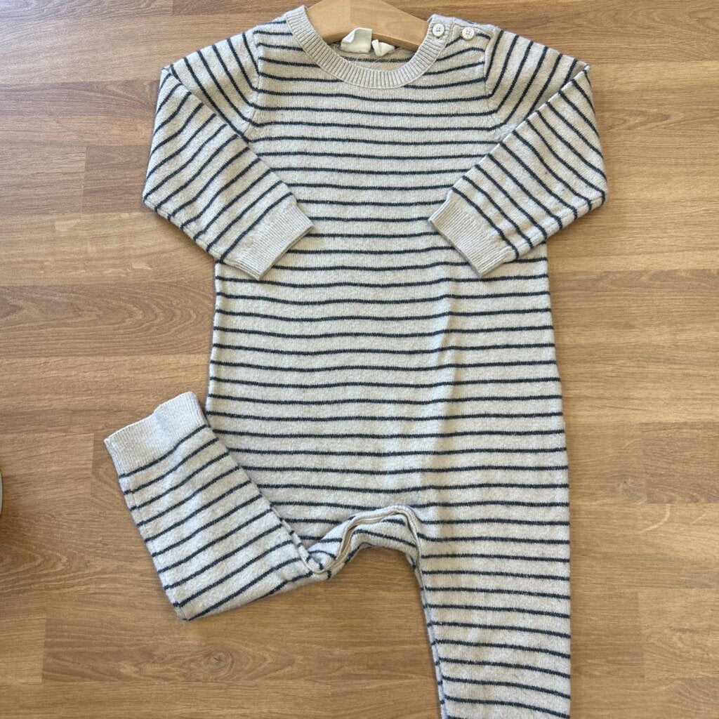 Baby Gap Stripe Knit Romper (some snags) - 12/18m