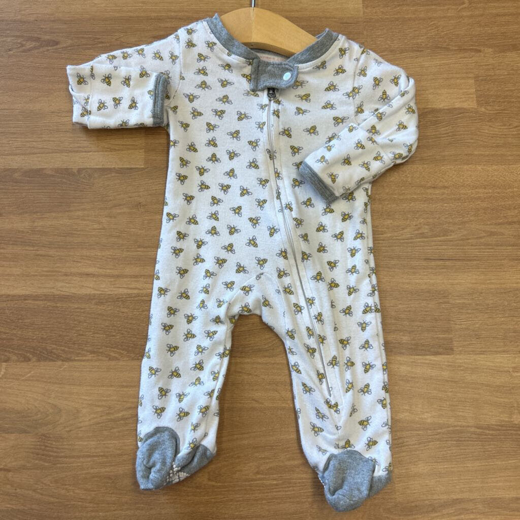 Burt's Bees Zip Sleeper - NB