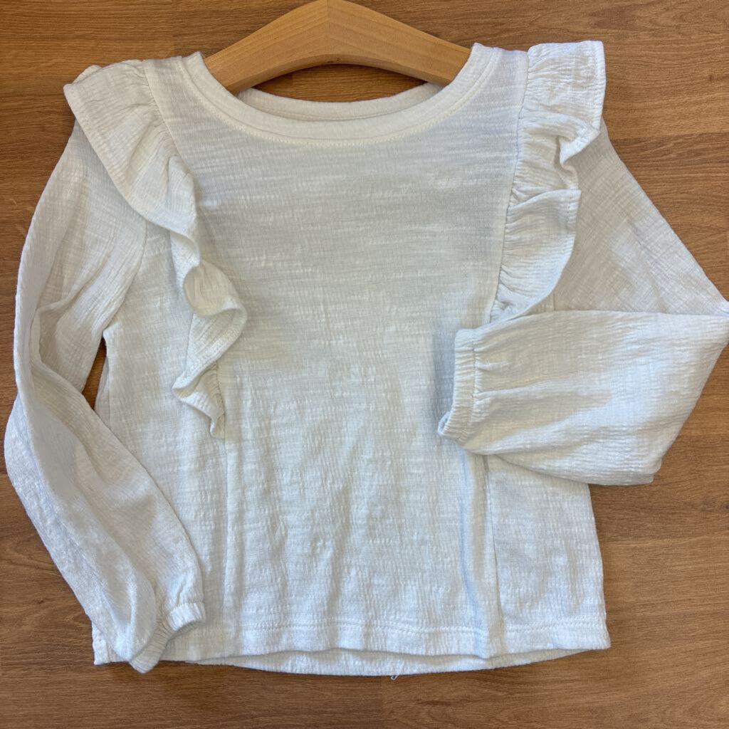 Cat & Jack Linen LS Tee - 3T