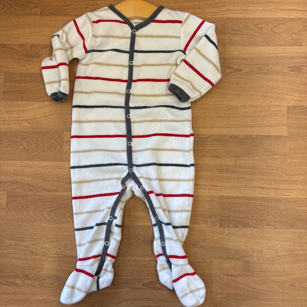 Petit Lem Stripe Snap Sleeper - 6m