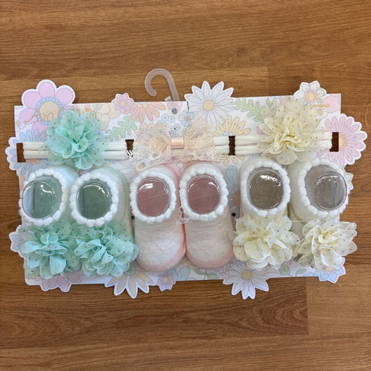 NEW Ava Olivia Sock / Headband Set