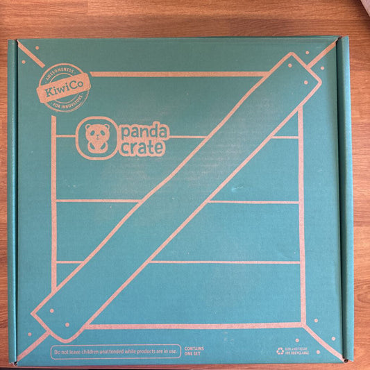 Panda Crate Box (missing one toy)