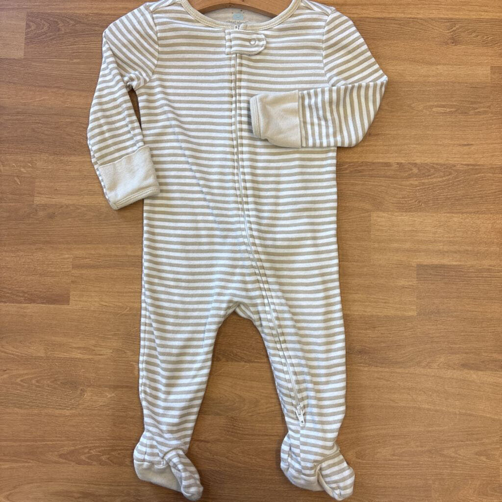 Cloud Island Stripe Zip Sleeper - 6/9m