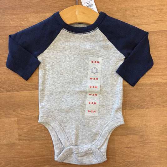 NWT Old Navy LS Onesie - 0/3m