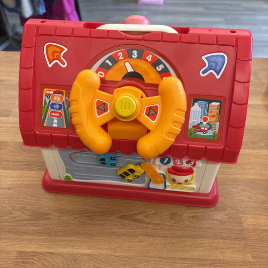 Toy House Garage w/ 2 Cars