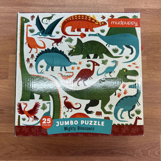 Mudpuppy Might Dinosaurs Jumbo Puzzle