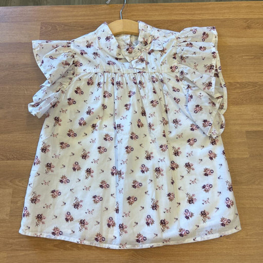 Janie & Jack Floral Ruffle SS Top - 10