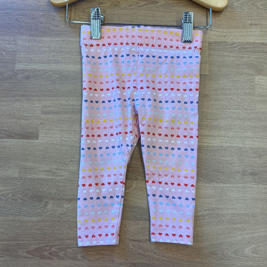 Dip Heart Leggings - 6/12m