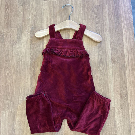Dip Velvet Overalls - 12/18m