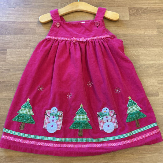 Snowman Corduory Tank Dress ~ 4