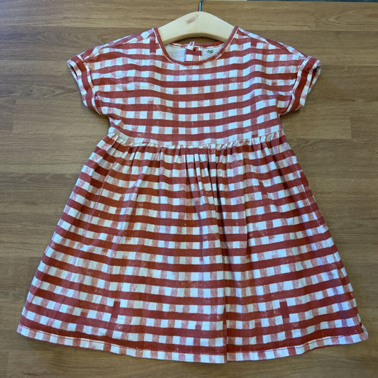Dip Gingham SS Dress - 2T