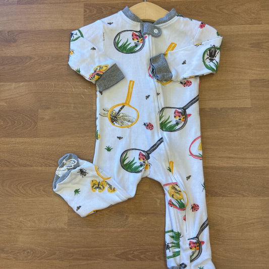 Burt's Bees Bug Zip Sleeper - 3/6m