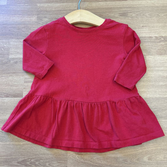 Old Navy LS Dress - 6/12m