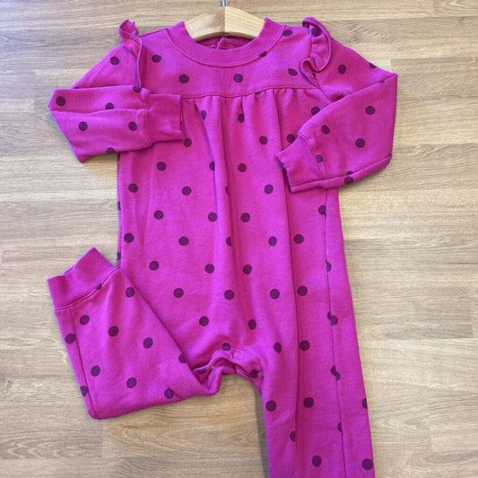 Carter's Dot LS Romper - 24m