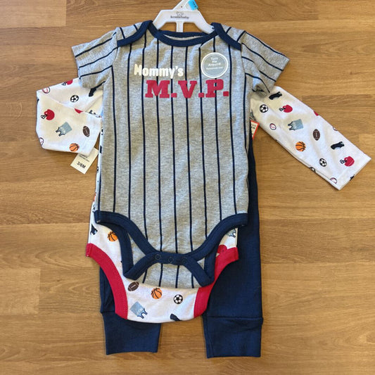 NWT Koala Baby Sports Three Pc Set - 3/6m