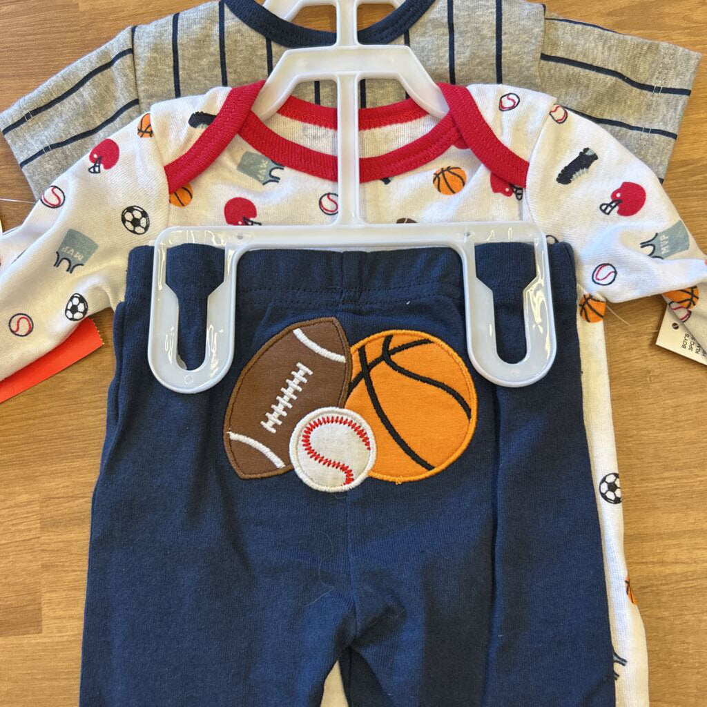 NWT Koala Baby Sports Three Pc Set - 3/6m