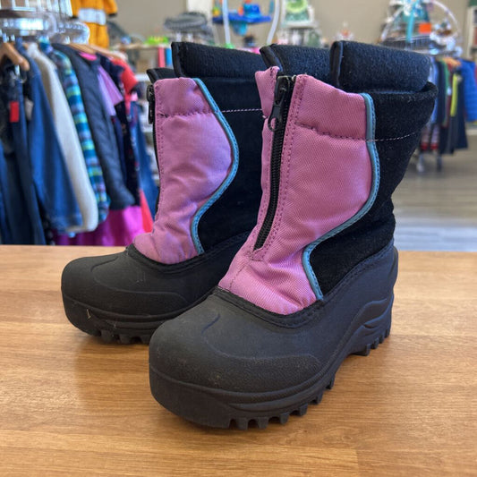 NWT Itasca Black/Purple Snow Boots - 11