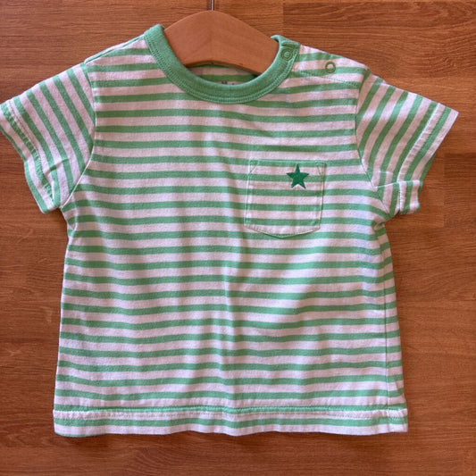 Primary Stripe SS Pocket Tee - 12/18m